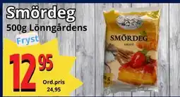 Supergrossen Smördeg, SEK 12.95 erbjuda