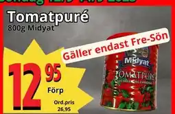 Supergrossen Tomatpuré, SEK 12.95 erbjuda