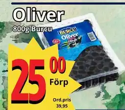 Supergrossen Oliver, SEK 25 erbjuda