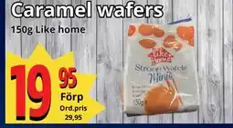 Supergrossen Caramel wafers, SEK 19.95 erbjuda