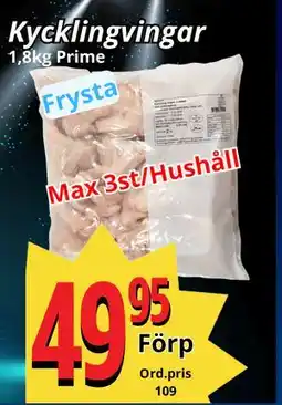 Supergrossen Kycklingvingar, Medlemspris erbjuda