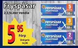 Supergrossen Fryspåsar, SEK 5.95 erbjuda