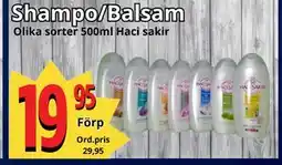 Supergrossen Shampo/Balsam, SEK 19.95 erbjuda