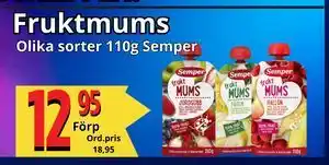 Supergrossen Fruktmums, SEK 12.95 erbjuda