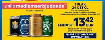 Border Shop Åbro Lejon Öl erbjuda