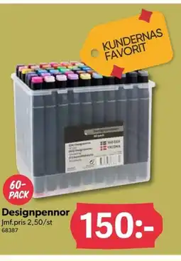 DollarStore Designpennor erbjuda