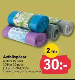 DollarStore Avfallspåsar erbjuda