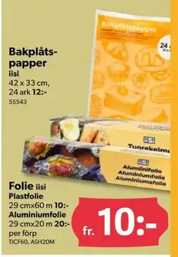 DollarStore Folie iisi Plastfolie erbjuda