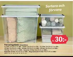 DollarStore Förvaringslådor SimpleStore erbjuda