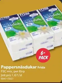 DollarStore Pappersnäsdukar Frida erbjuda