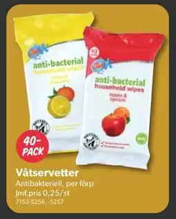 DollarStore Våtservetter erbjuda