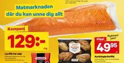 City Gross Laxfilé hel sida, SEK 129 erbjuda