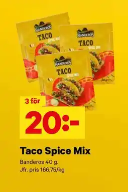 City Gross Taco Spice Mix, SEK 20 erbjuda