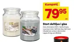 City Gross Stort doftljus i glas, SEK 79.95 erbjuda