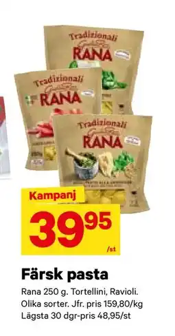 City Gross Färsk pasta, SEK 39.95 erbjuda