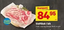 City Gross Sidfläsk i bit, SEK 84.95 erbjuda