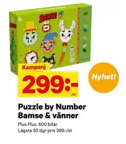 City Gross Puzzle by Number Bamse & vänner, SEK 299 erbjuda