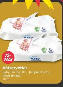 DollarStore Våtservetter erbjuda