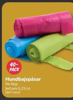 DollarStore Hundbajspåsar erbjuda