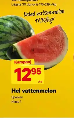 City Gross Hel vattenmelon, SEK 12.95 erbjuda