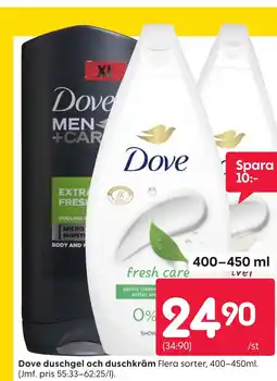 Rusta Dove duschgel och duschkräm erbjuda