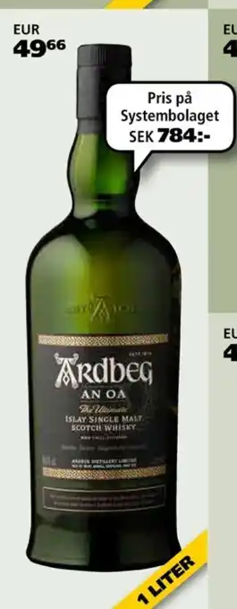 Border Shop Ardbeg Whisky erbjuda
