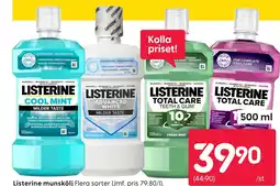 Rusta Listerine munskölj erbjuda