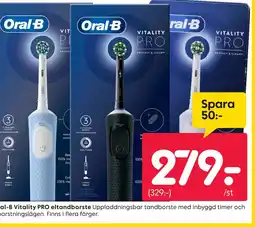Rusta Oral-B Vitality PRO eltandborste erbjuda