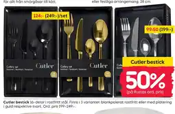 Rusta Cutler bestick erbjuda