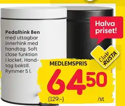 Rusta Pedalhink Ben erbjuda