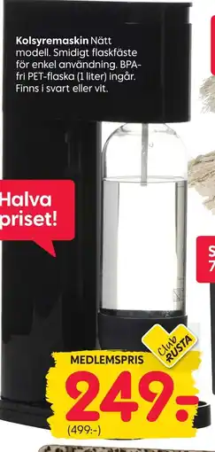 Rusta Kolsyremaskin erbjuda