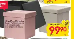 Rusta Sittpuff med förvaring Penny erbjuda