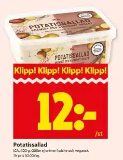 ICA Kvantum Potatissallad erbjuda