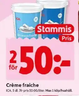 ICA Kvantum Crème fraiche erbjuda