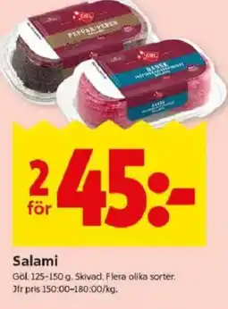 ICA Kvantum Salami erbjuda