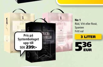 Border Shop Röd Vin erbjuda