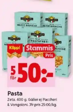 ICA Kvantum Pasta erbjuda