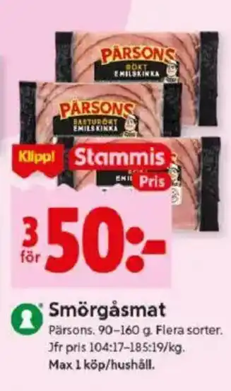ICA Kvantum Smörgåsmat erbjuda