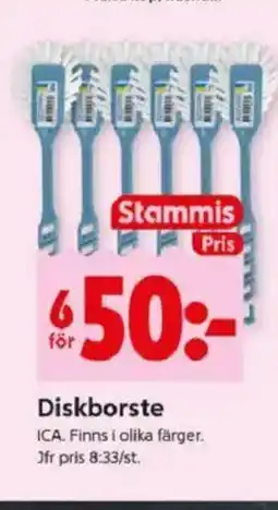 ICA Kvantum Diskborste erbjuda