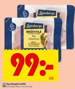 ICA Kvantum Kycklingbröstfilé erbjuda