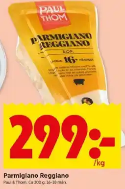 ICA Kvantum Parmigiano Reggiano erbjuda