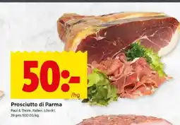 ICA Kvantum Prosciutto di Parma erbjuda