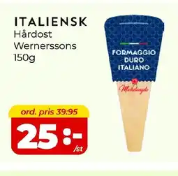 Matrix Butikerna ITALIENSK Hårdost Wernerssons erbjuda