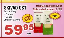 Nya Pulsen Doruk Skivad ost erbjuda