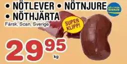 Nya Pulsen Nötlever • Nötnjure • Nöthjärta erbjuda
