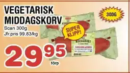 Nya Pulsen SCAN Vegetarisk middagskorv erbjuda