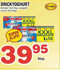 Nya Pulsen Actimel Drickyoghurt erbjuda