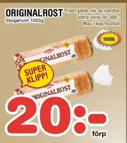 Nya Pulsen Skogaholm Originalrost erbjuda