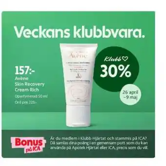 Apotek Hjärtat Avene Ansiktskräm erbjuda