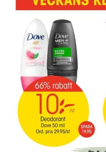 EKO Dove Deodorant erbjuda